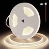 illuburg 48V Striscia LED COB Bianco Neutro 4000K 10m 480LED/m CRI90+ Dimmerabile Autoadesiva Banda Barra Strip Luminosa
