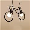 GAOLIQIN Lampada a sospensione in metallo retrò vintage nordico personalità creativa lampadario bicicletta caratteristiche lampade camera dei bambini ristorante camera da letto corridoio navata luce pendente a
