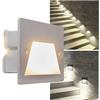 ABM SRLS® - SEGNAPASSO LED COLORE BIANCO PER CASSETTE 503 3W DA ESTERNO LUCE NATURALE 4000K ES49-BN - LT2881