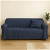 fashion home Pagano Telo Copritutto Arredo Multiuso misure 350x280 cm colore Blu | Morbido e resistente, lavabile a 30°, protegge dall'usura, ideale per uso quotidiano, pratico e versatile