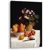 Artenor Quadro Fantin-Latour Henri Natura morta (primule, pere e melograni), 23 x 30 cm - Made in Italy, Quadri Moderni Soggiorno, Camera da Letto, Cucina, Poster da Parete, Decorazioni Casa