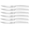 Pedrini coltelli bistecca linea active manico bianco (blister 6 pezzi)