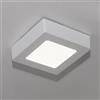 Planetitaly Plafoniera LED Soffitto, 6W 3000K Lampada da Soffitto Moderna 600LM Plafoniera Camera da Letto per Corridoio, Cucina, Soggiorno, Ufficio, Garage, Cantina, Sala, Balcone - Bianco caldo (Quadrata)