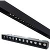 Bill Goff Inc. Faretto track magnetico barra LED SPOT 12W binario 48V interni vetrina negozio Dimmerabile luce 3000K 4000K 6400K