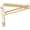 PETSOLA Supporto per Lampada a Sospensione con Corda, Montaggio a Parete, Pratico E Facile Da Installare, in Legno Rustico di, Ideale per Interni, Style a