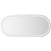vidaXL Specchio da bagno LED Trasparente 80 x 35 cm vetro temperato