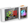 Lancoon Sveglia Digitale Display RGB Auto Dimming Doppi Allarmi Display Settimanale Volume e Luminosità Regolabili Porte di Ricarica USB Orologio per Bambini per Camera da Letto Decorazione Casa