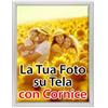 ConKrea - Quadro Personalizzato 70x100 cm con Cornice Bianca - La Tua Foto su Tela in Alta Definizione