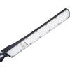 Planetitaly Lampione Stradale LED 100W Ultra Slim, 220V, 8400 Lumen, Luce fredda 6500K, Angolo 90°, Impermeabile IP65, Alluminio, Faro Armatura con Inclinazione Regolabile 90° (100W-S)