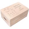 Creative Deco Scatola dei Ricordi in Legno con Nome per Laurea | Personalizzabile con nome e stampa a colori, ideale come regalo di laurea e per conservare foto, ricordi e piccoli oggetti