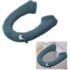 Rakiuty Coprisedile Termico per WC con Bottone,Bagno Coprisedile WC Pad,Caldo Cuscino del Sedile del Water,Toilette Copri Sedile,Warm Coprisedile Copriwater,Universale Coprisedile per WC (Verde Scuro)