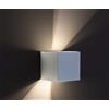 TECNO&LED Applique da parete Cubo (Lampada Bianca- Luce Naturale)
