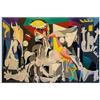 Generic Stampa artistica da parete su tela di Pablo Picasso (famosa Guernica dal sole), 20 x 30 cm