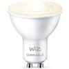WiZ Faretto Smart LED WiFi, Luce Bianca Calda, Dimmerabile, GU10, 50W, Plastica, Tecnologia SpaceSense, Controllo Vocale (Alexa, Apple HomeKit, Google Home)