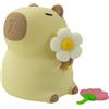 MARY'S Luce notturna per bambini Capybara Water Pig Wireless, cambia negozio di fiori con timer, decorazione per la camera dei bambini