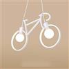 GAOLIQIN Lampada a sospensione in metallo retrò vintage nordico personalità creativa lampadario bicicletta caratteristiche lampade camera dei bambini ristorante camera da letto corridoio navata luce pendente a