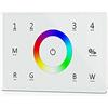 Planetitaly Telecomando T14 RF da parete pannello TOUCH incasso 503 muro controller per strisce luci RGBW compatibile DMX512 4 zone alimentazione 230V