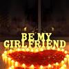 gobutend 2038 Pezzi Lettere Luminose Be My Girlfriend per Proposta, Cartello Be My Girlfriend con 24 Candele Senza Fiamma a Forma di Cuore, 2000 Petali di Rosa per Decorazione Notte Romantica di San