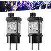 WIYETY Alimentatore di rete LED 31 V: 2 pezzi 6 W 8 modalità catena di alimentazione adattatore LED a bassa tensione trasformatore per illuminazione natalizia, rete luminosa, catena luminosa, pioggia