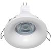 Planetitaly Faretto da incasso soffitto per box doccia, bagno turco, sauna, centro benessere, bassa tensione 12v, IP65 a tenuta stagna, luce calda 3000K, forma tondo, Lampada led GU5.3 8W 38°, resa 50w 650 lumen