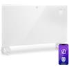 Klarstein Stufa Elettrica Basso Consumo, Stufa Elettrica 2500W, Termoconvettore Elettrico a Parete con Termostato, Termosifone Elettrico Basso Consumo, Calorifero Riscaldamento Elettrico Smart