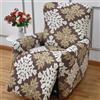 PEIHUODAN 4 Pezzi Copripoltrona Relax Reclinabile Universale, Fiori Geometrici Fodere Copripoltrona Reclinabile 1 Posto Elasticizzato Lavabile Rimovibile, Copertura per Poltrona Reclinabile (Style 12)