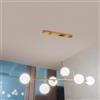 Planetitaly Lampadario a sospensione da soffitto con 6 sfere opache lampada decorativa bronzo per soggiorno cucina attacco g9