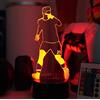 Shop and Solve FootballLED - Luce 3D dream luce notturna - lampada USB e batteria con telecomando, 7 colori e 5 modalità idea regalo per tifosi, per bambini e adulti tifosi (Joya21)