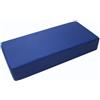 ZZDZW Cuscino Cervicale Memory Foam Impermeabile, Cuscino con Cerniera Letto per Divano Dormire Rettangolare Cuscini da Collo Moderno Pillow(Sapphire Blue)