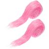 PATIKIL 2Pz Strisce Pretagliate Tessuto Pelliccia Sintetica 59 x 2 Rosa | Peluche, Nastro Pelliccia Sintetica Soffice, Pelliccia Artificiale, per Artigianato Natale e Halloween
