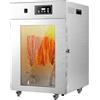 SHENGSHIYU Cella Stagionatura Salumi,Food Dehydrator Machine con Ganci,Rotazione 360°,Temperatura E Tempo Regolabili,Affumicatura Ed Essiccazione 2 in 1 per Carne E Prodotti Secchi 15kg