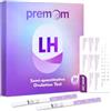 Premom Test di Ovulazione e Gravidanza, 25 LH + 5 hCG, Kit Test di Fertilità Femminile