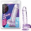 Blush Novelties Imbracatura a ventosa cristallina per dildo da 6 pollici compatibile con giocattolo sessuale realistico scolpito a mano per uomini e donne