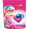 Bio Presto Power Caps Color, Detersivo Lavatrice Predosato In Capsule, Confezione Da 27 Lavaggi