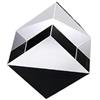 INTCHE Prisma riflettente ad angolo retto da 15×15×15 mm, prisma triangolare in vetro ottico K9 ad alta precisione for applicazioni laser ottiche