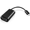 ICY BOX IB-AC518 - Adattatore SlimPort a VGA (risoluzione fino a 1920 x 1080/60 Hz) con funzione di ricarica per smartphone/tablet (nero)
