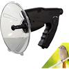 DCYEQRQ Portable Parabolic Microphone Monoculars, Monoculare X8 Bionic Ear Magnification Monocular Sound Amplifier, Long Range Listening Device for Outdoor Activities and Family E