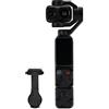 JERXTTON Pocket4P Pellicola protettiva in vinile antigraffio per videocamera DJI Osmo Pocket 4P, accessori decalcomanie 4 Pro, Wave Black: per DJI Osmo Pocket 4P
