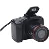 Gettimore Videocamera portatile 1080P Full HD per il vlogging di viaggio | Risoluzione 1080P, zoom digitale 16X, acquisizione video chiara, scatti dettagliati, finitura nera