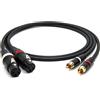 CAVO PROFESSIONALE MOGAMI 2534 QUAD COPPIA NEUTRIK GOLD RCA XLR FEMMINA AUDIO AL