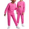 Nike Jordan - Tuta Girocollo da Bambina Brooklyn Fleece, Rosa