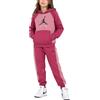 Nike Jordan - Tuta con Cappuccio da Bambina MJ Air Hbr, Rosa