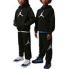 Nike Jordan - Tuta con Cappuccio da Bambini MJ Jumbo Jumpman Fleece, Nero