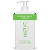 Native Shampoo Volumizzante Cetriolo & Menta - Tutti i Tipi di Capelli, Colorati & Trattati, Da Fini a Secchi Danneggiati, Senza Solfati, Senza Siliconi & Senza Coloranti (487 ml)