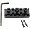 Musiclily Basic 43mm Capostasto Bloccacorde R3 Locking Nut Nero | per Ponte Tremolo Double Locking FR Chitarra Elettrica