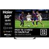 SMART TV 50 QLED 4K UHD GAMING 120HZ DOLBY AUDIO HAIER S81 SERIES GOOGLE TV