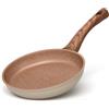 Innerwell Padella Antiaderente da 24 cm, Padelle Induzione, Marrone e Beige | Rivestimento Antiaderente Granito Professionale, Adatto a Diversi Tipi di Fornelli, Senza PFOA, Lavabile in Lavastoviglie