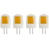ZHENMING Lampadine a LED G4, dimmerabili, 3 W, sostituiscono le lampadine alogene da 30 W, luce bianca calda, 3000 K, 220 V-240 V, 4 pezzi