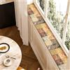 QHanky Tappetino per Davanzale 20x150cm,Diatomite Tappeto Antiscivolo,Tappeto Assorbente,per Davanzale,Balcone,Finestra a Bovindo/Armadio (Multicolore E)