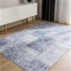 benuta Basic Tappeto Salotto George - Blu 160x230 cm - Lavabile - Fibra sintetica - Rettangolare & Stile: Vintage - Per camere da letto, sale da pranzo, soggiorni - facile da pulire